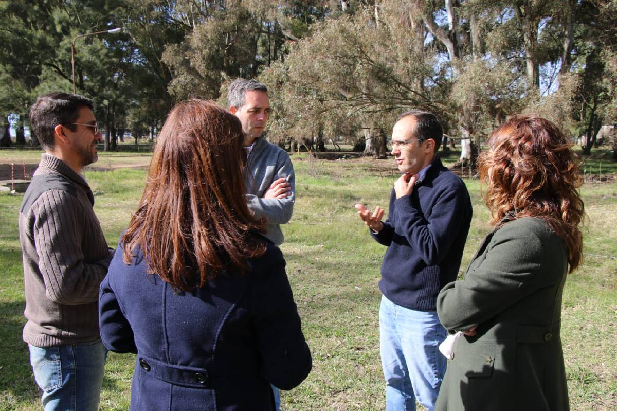 EL INTENDENTE PISANO RECORRIÓ LA ESCUELA AGROTÉCNICA