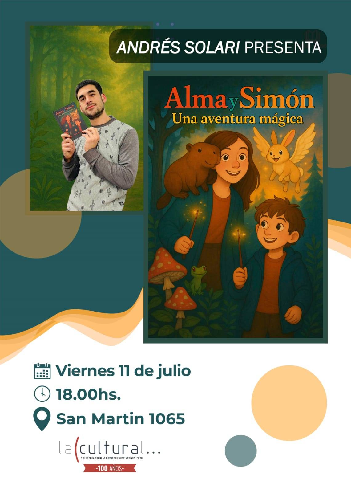Presentación libro: Alma y Simon