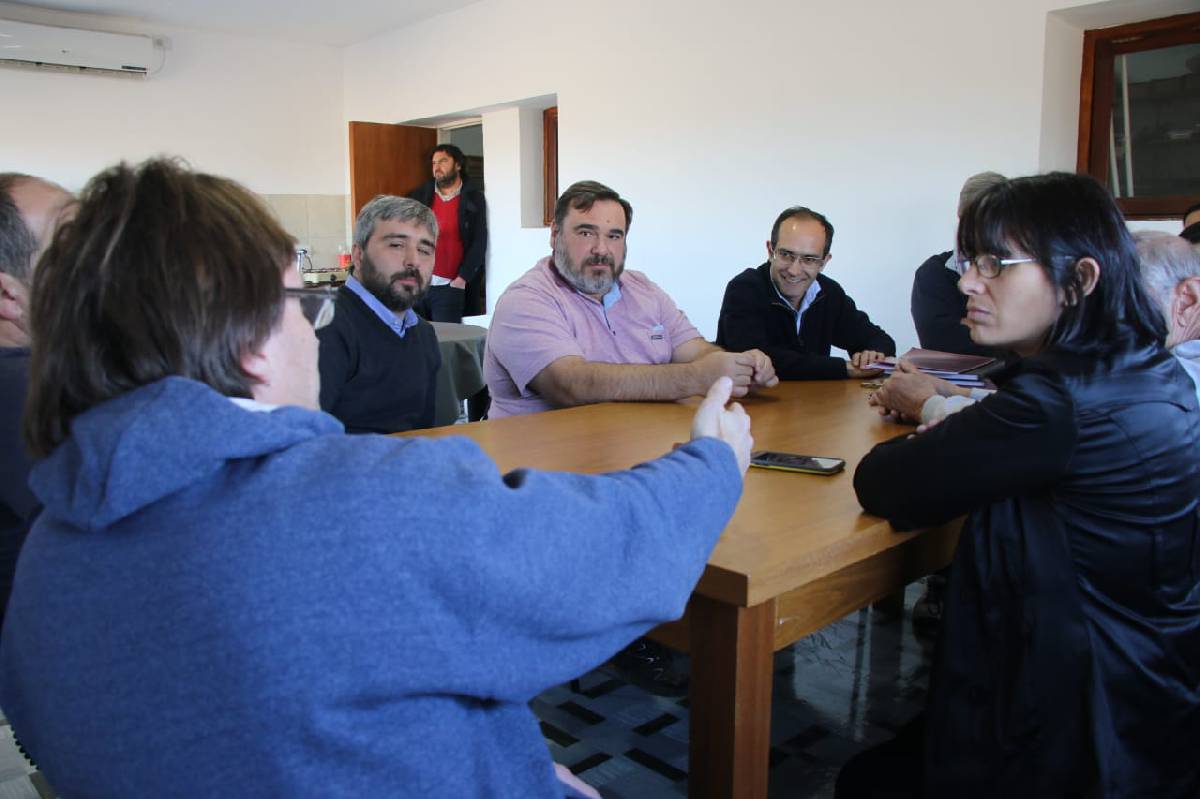PISANO ESTUVO JUNTO AL CONSORCIO DEL PARQUE INDUSTRIAL Y EL ROTARY CLUB