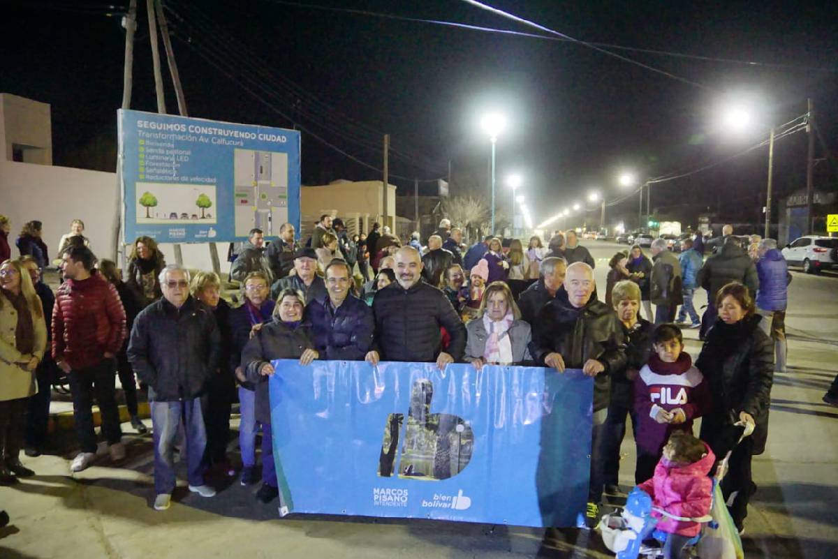 PISANO: “VAMOS A SEGUIR TRABAJANDO POR CADA VECINO DE BOLÍVAR”