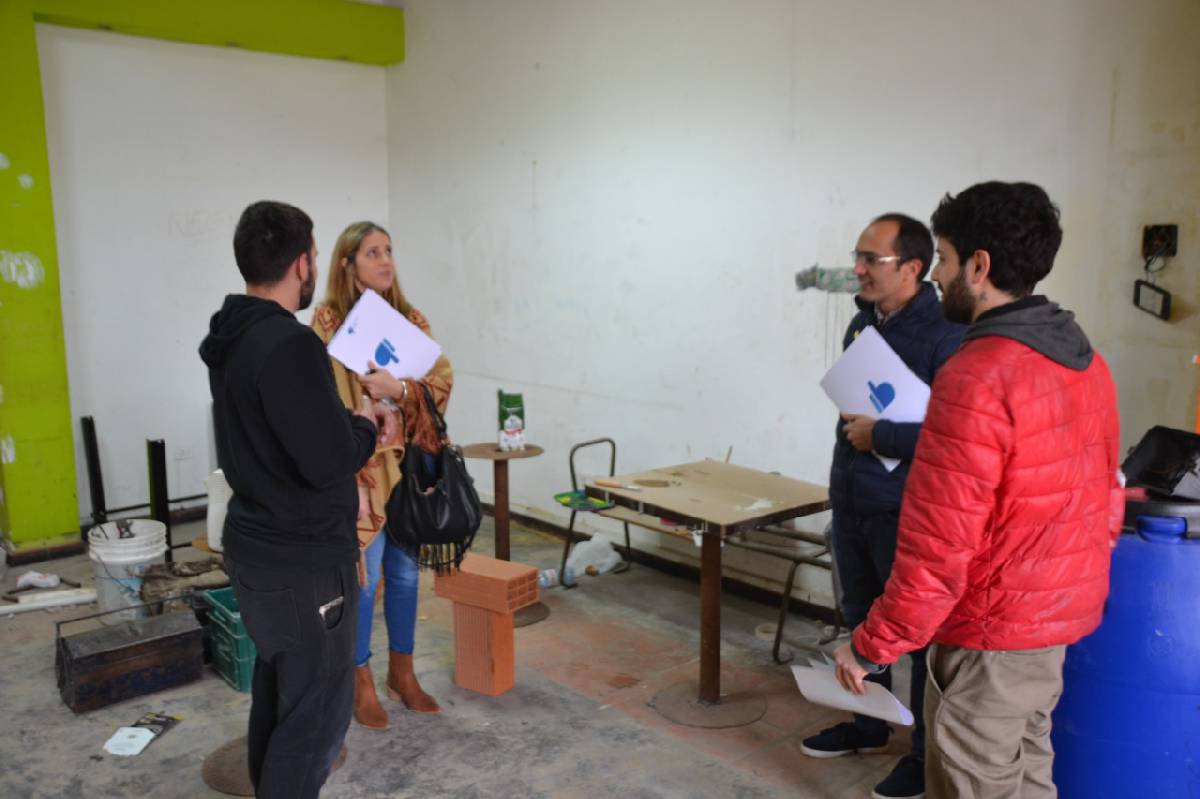 EL INTENDENTE PISANO RECORRIÓ EMPRENDIMIENTOS LOCALES