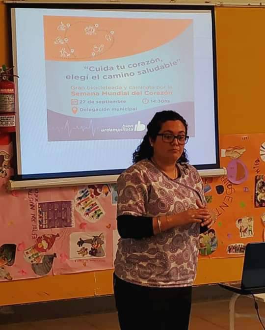 SE REALIZAN ACTIVIDADES POR LA SEMANA MUNDIAL DEL CORAZÓN EN URDAMPILLETA