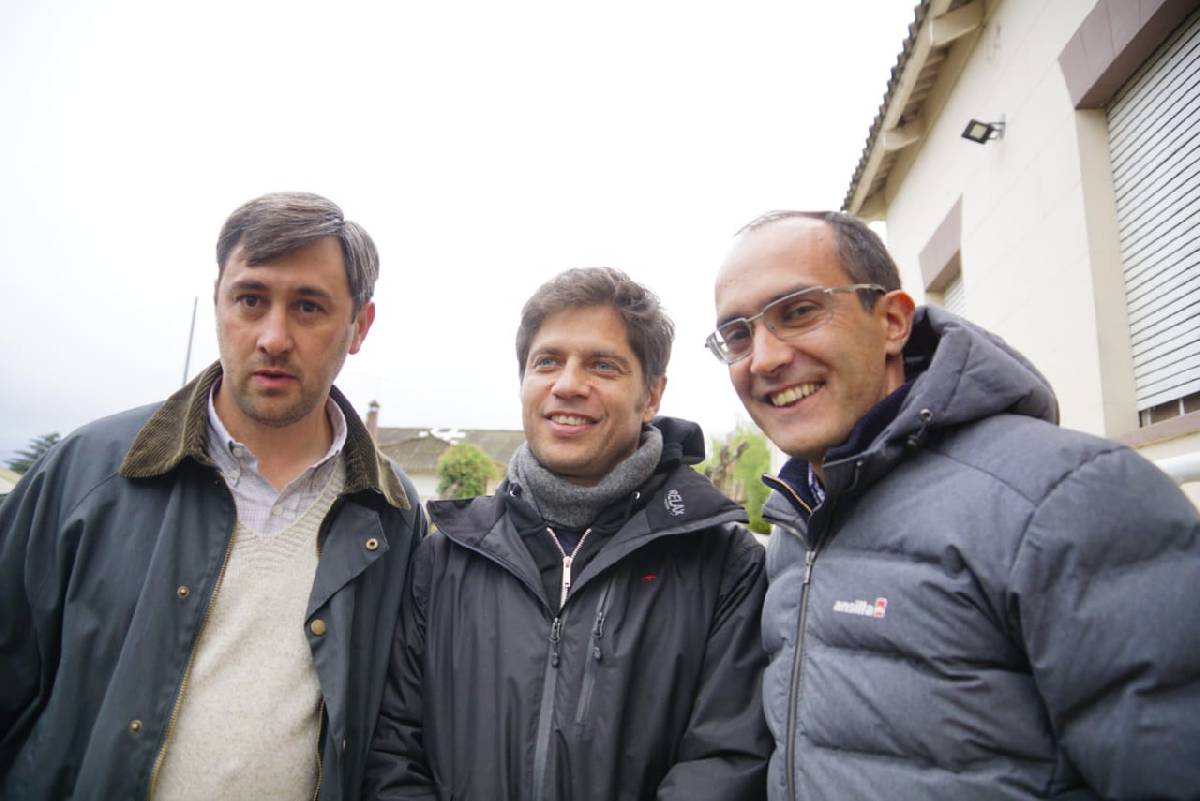 KICILLOF JUNTO A PISANO Y PUGNALONI