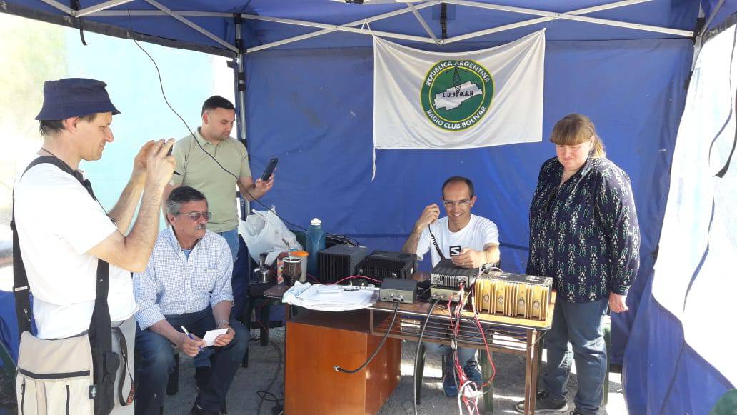 EL INTENDENTE PISANO PARTICIPÓ DE LA JORNADA DE RADIOAFICIONADOS