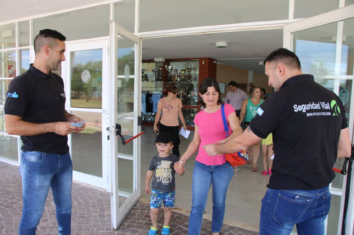 LA AGENCIA DE SEGURIDAD VIAL PRESENTE EN EL INICIO DE LAS COLONIAS DE VERANO