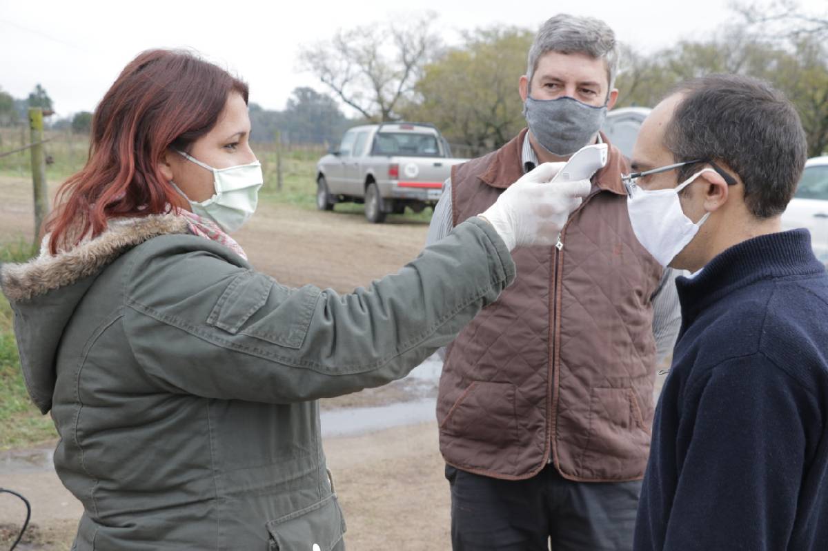 EL INTENDENTE PISANO RECORRIÓ URDAMPILLETA