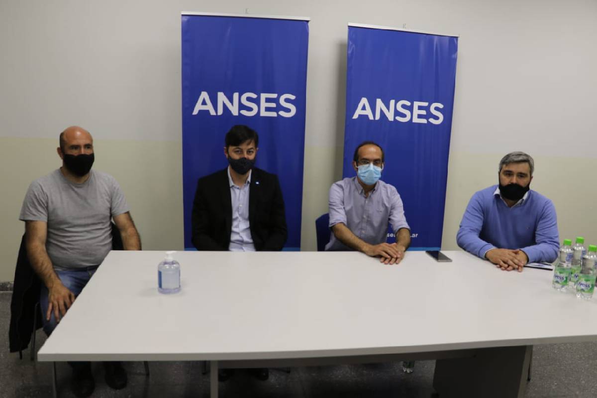 PISANO RECIBIÓ AL JEFE REGIONAL DE ANSES DARÍO MÉNDEZ