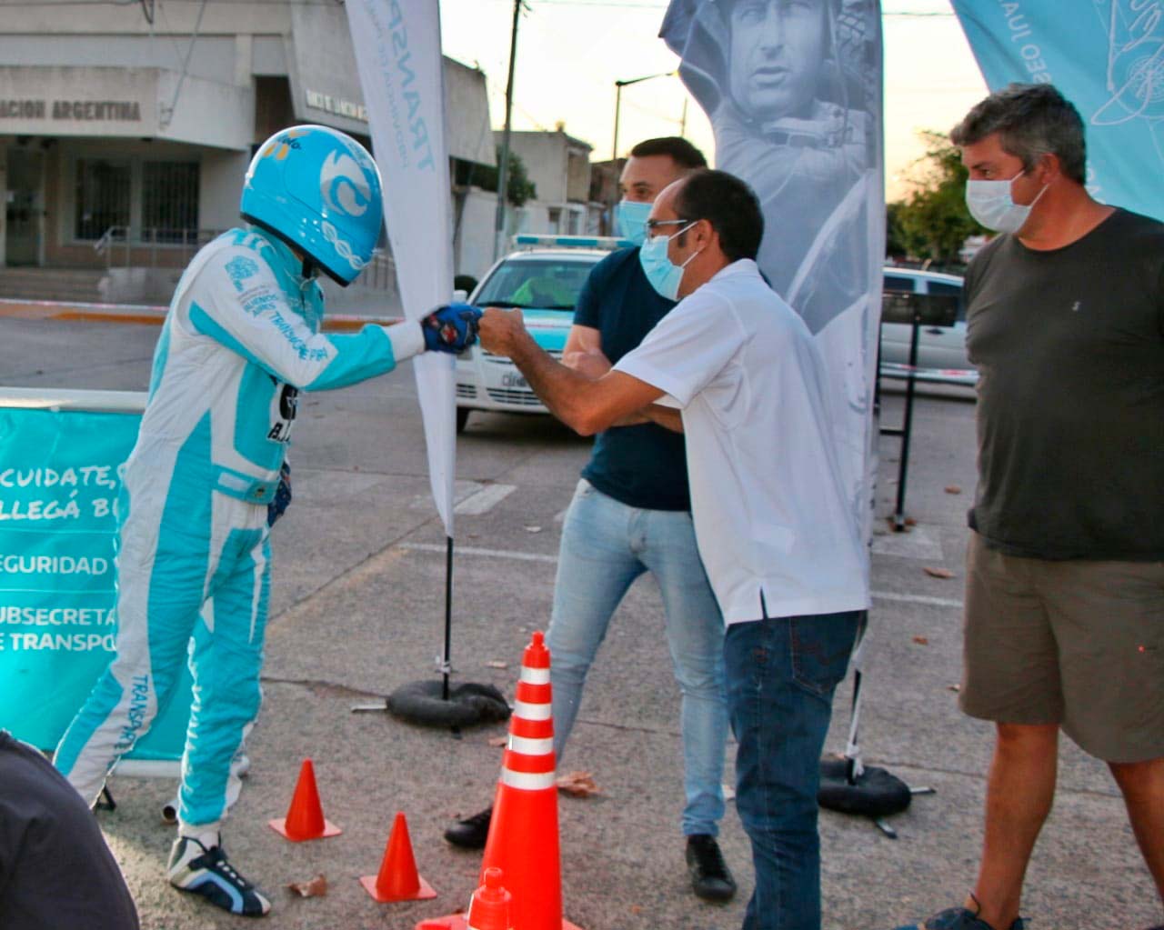  PILOTO BA PASÓ POR BOLÍVAR Y URDAMPILLETA