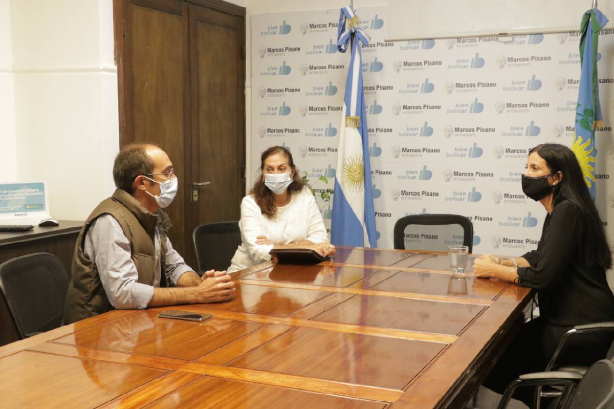 PISANO SE REUNIÓ CON JOFRÉ Y SILVIA LEDE PARA EVALUAR LA SITUACIÓN EPIDEMIOLÓGICA