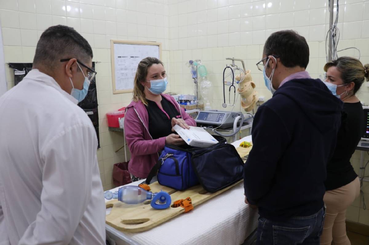 EL INTENDENTE PISANO INAUGURÓ LA NUEVA SALA DE SHOCK ROOM EN EL HOSPITAL DE PIROVANO