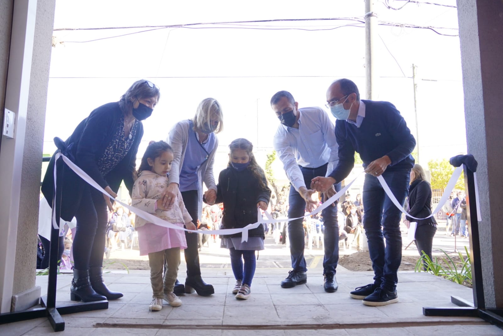 PISANO Y BUCCA INAUGURARON EL NUEVO EDIFICIO DEL JARDÍN N°905