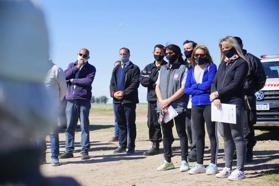 PISANO RECORRIÓ EL AVANCE DE LA OBRA DE CLOACAS EN URDAMPILLETA JUNTOS A VECINOS/AS