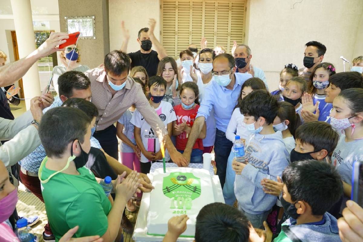 PISANO Y BUCCA PARTICIPARON DEL ACTO POR EL 108° ANIVERSARIO DE PIROVANO