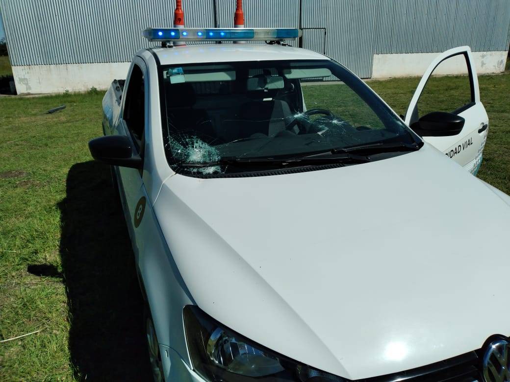 PERSONAL DE LA AGENCIA DE SEGURIDAD VIAL Y DE LA POLICIA FUERON AGREDIDOS EN UN OPERATIVO DE CONTROL