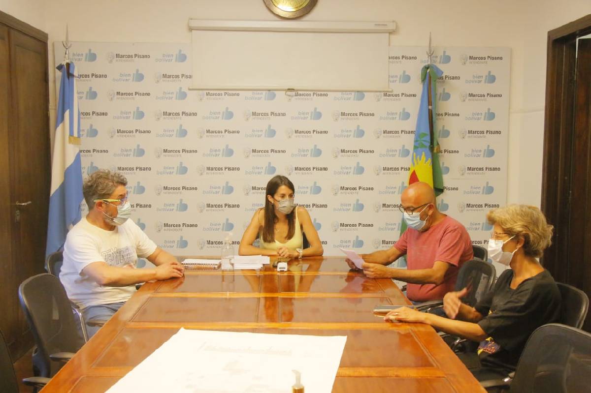  LA INTENDENTA INTERINA RODRÍGUEZ SE REUNIÓN CON REFERENTES DE ATRAMUBO
