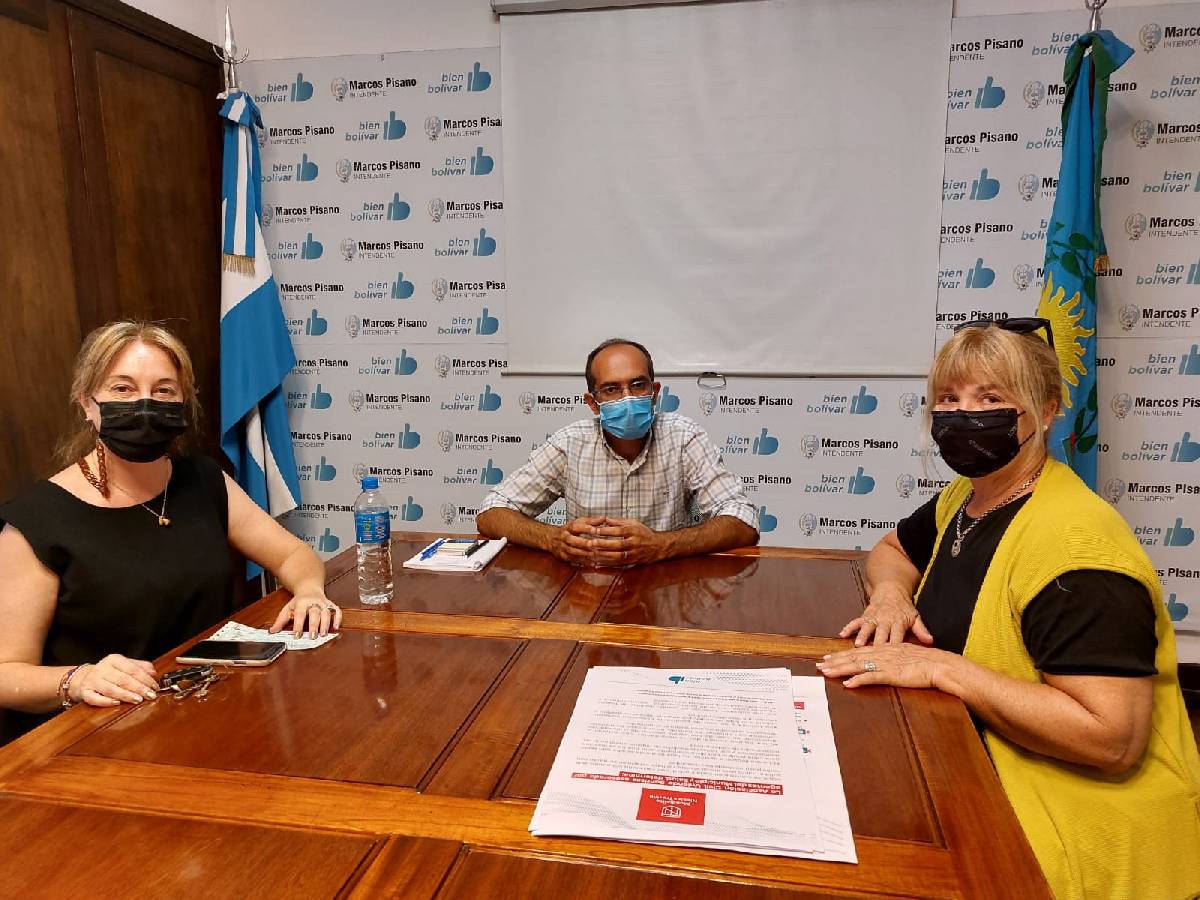 PISANO SE REUNIÓ CON INTEGRANTES DE LA ORGANIZACIÓN UNIENDO SONRISAS