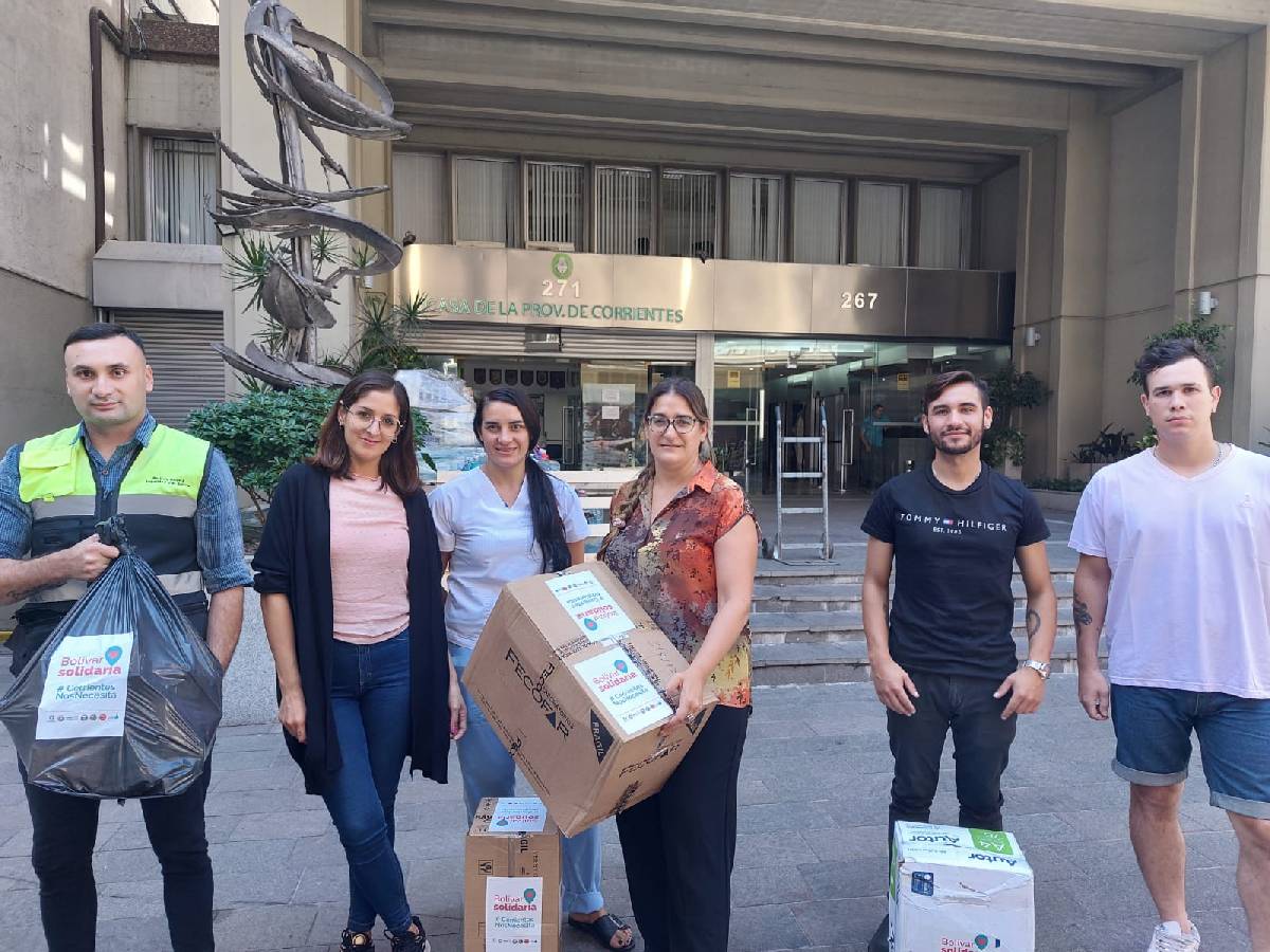 LA AGENCIA MUNICIPAL DE SEGURIDAD VIAL ENTREGÓ LA DONACIÓN A LA CASA DE CORRIENTES