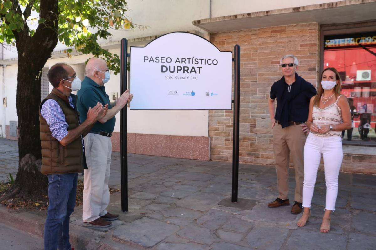 QUEDÓ INAUGURADO EL PASEO ATÍSTICO DUPRAT EN HOMENAJE A LAS PINTORAS DE BOLÍVAR