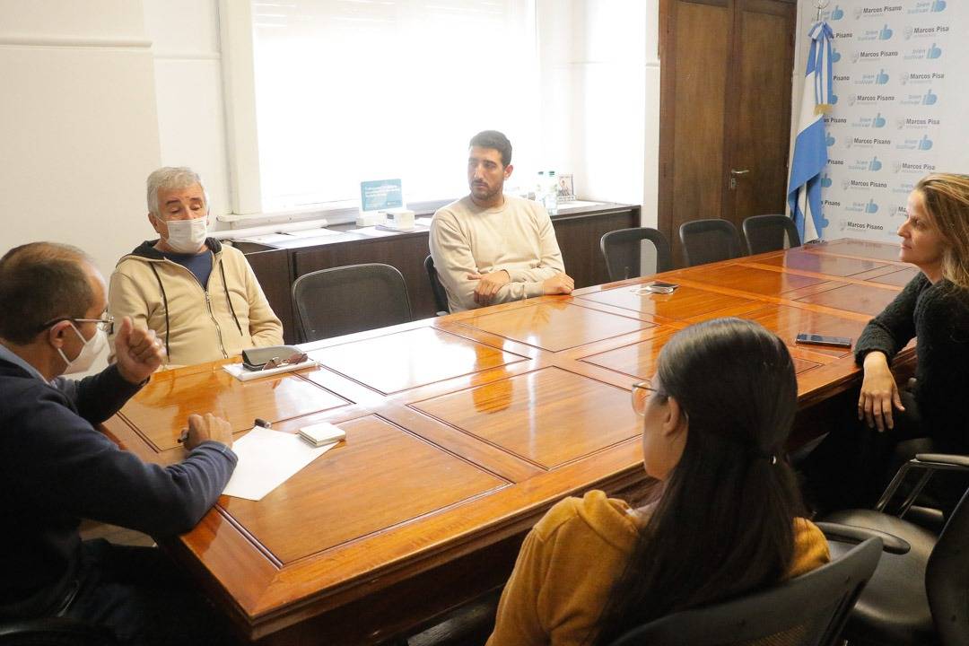 PISANO RECIBIÓ A INTEGRANTES DEL GRUPO SCOUT SAN CARLOS