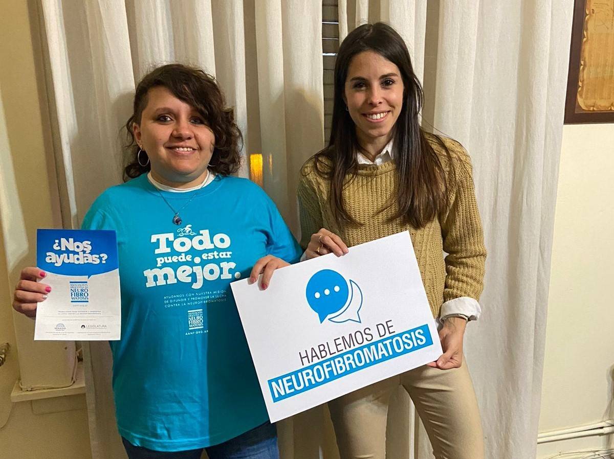 RODRÍGUEZ SE SUMÓ A LA CAMPAÑA DE CONCIENTIZACIÓN SOBRE LA NEUROFIBROMATOSIS