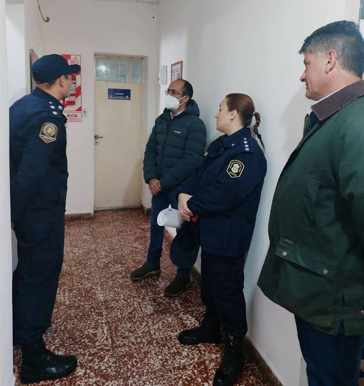 PISANO VISITÓ EL CENTRO DE DESPACHO DE LA COMISARÍA LOCAL EN SU 15° ANIVERSARIO