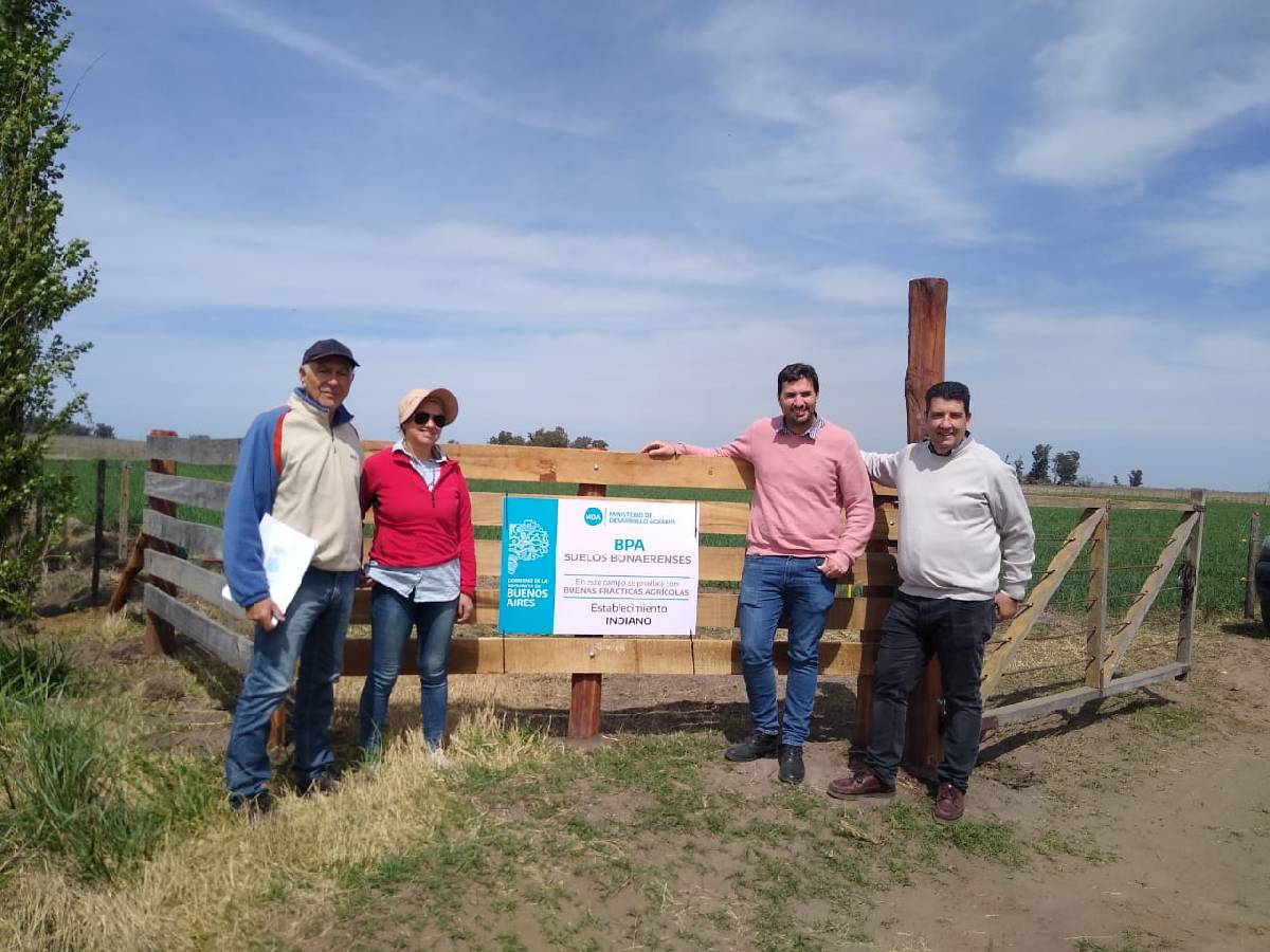 EL DIRECTOR DE PRODUCCIÓN RECIBIÓ AL DIRECTOR PROVINCIAL DE AGRICULTURA BONAERENSE