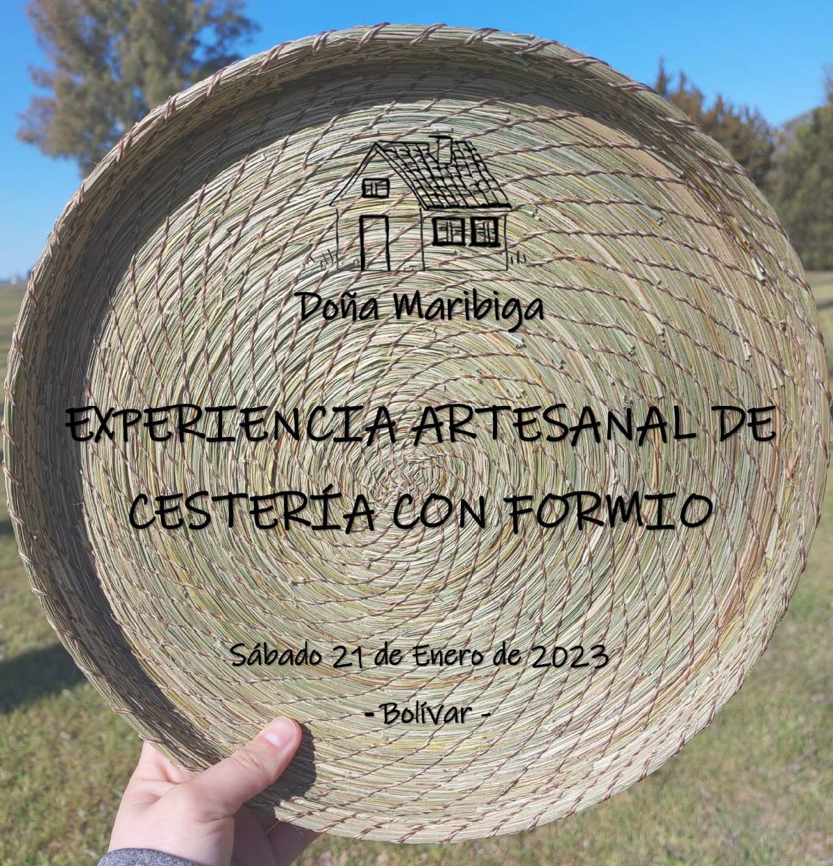 Experiencia artesanal de Cestería 