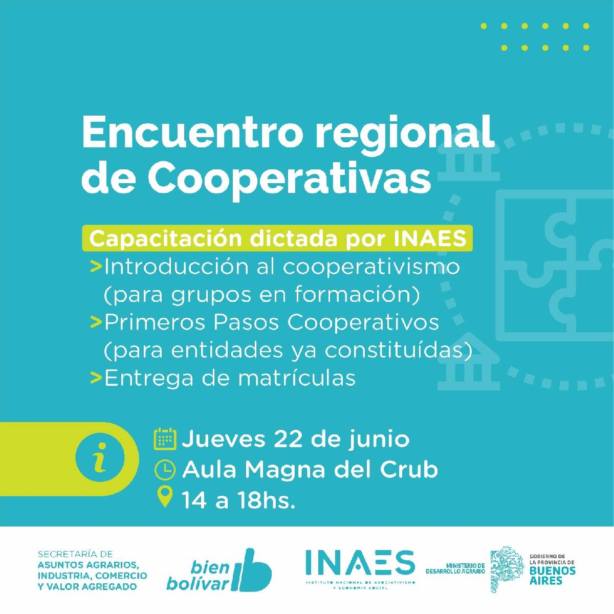 SE REALIZARÁ UN ENCUENTRO REGIONAL DE COOPERATIVAS