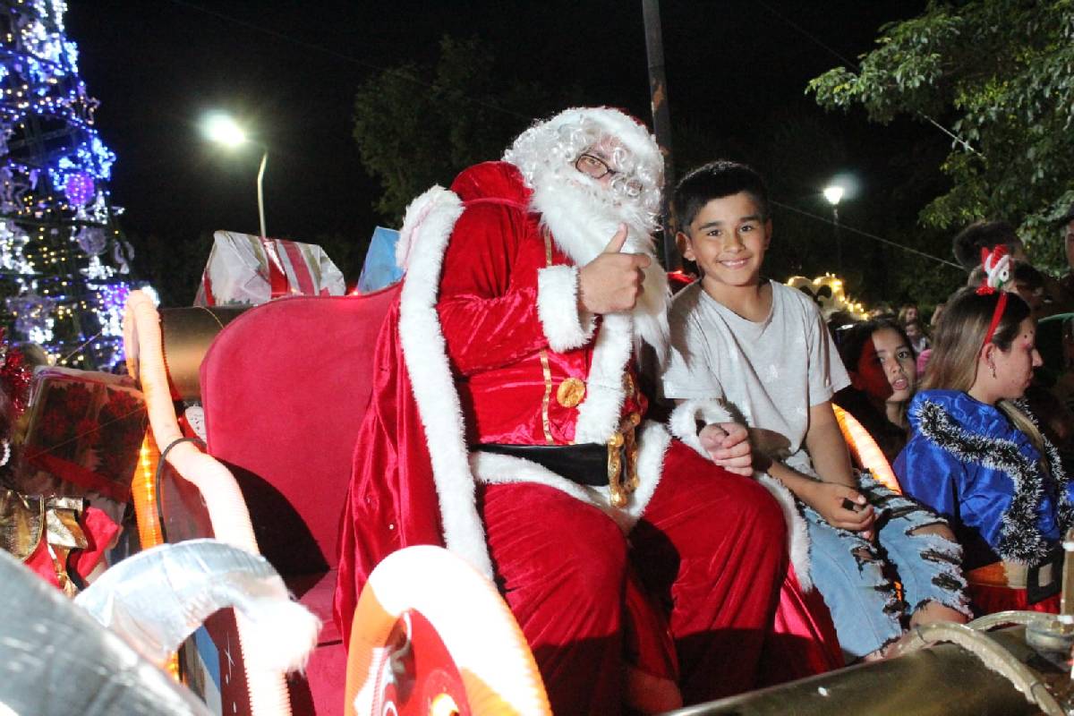 LLEGÓ PAPÁ NOEL AL CENTRO CÍVICO