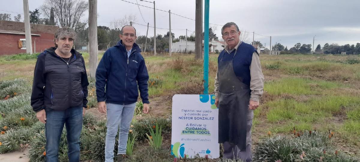 EL INTENDENTE PISANO VISITÓ AL VECINO NÉSTOR GONZÁLEZ EN SU ESPACIO DE AV. CALFUCURÁ