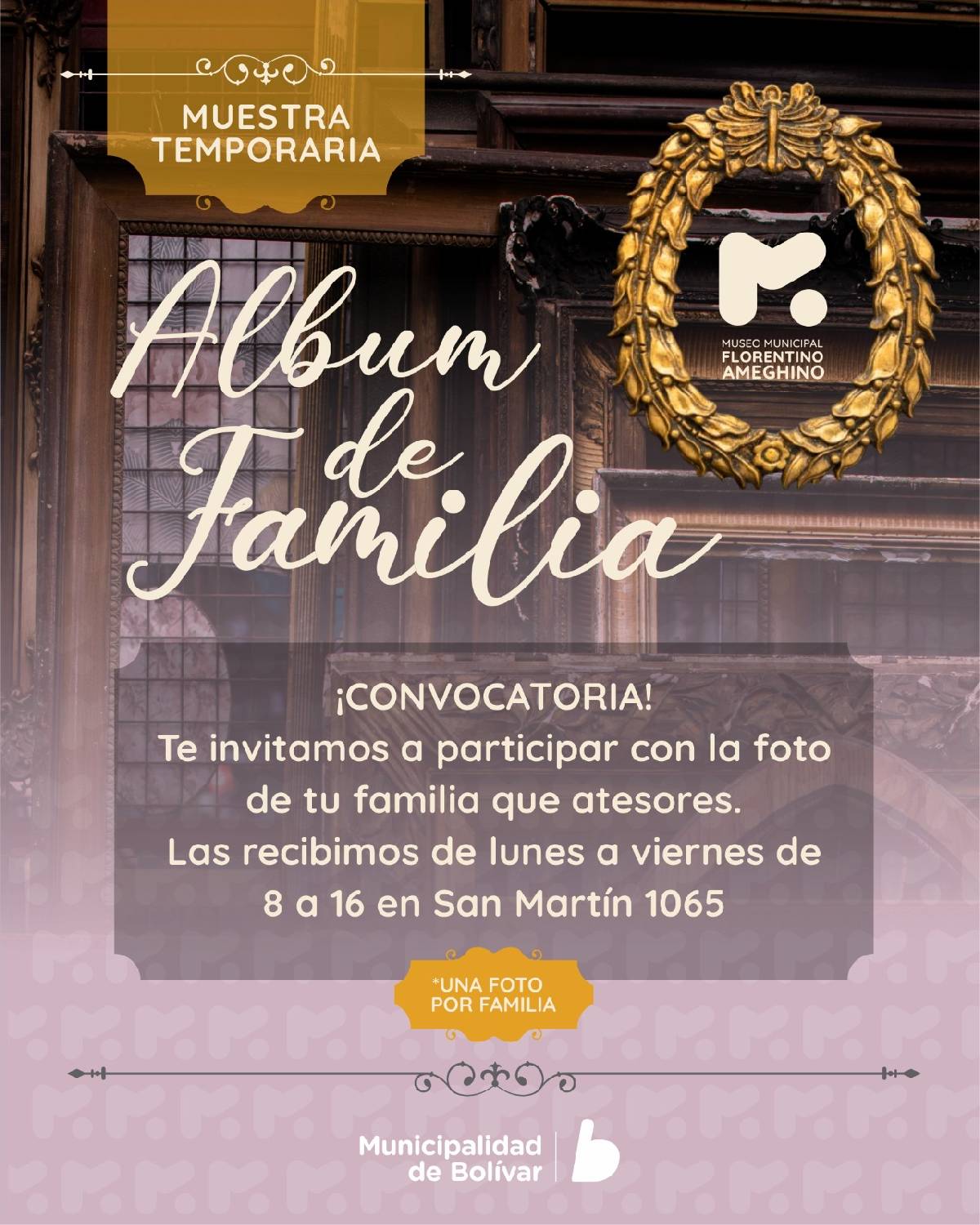 “ÁLBUM DE FAMILIA”: LA NUEVA PROPUESTA DEL MUSEO MUNICIPAL FLORENTINO AMEGHINO