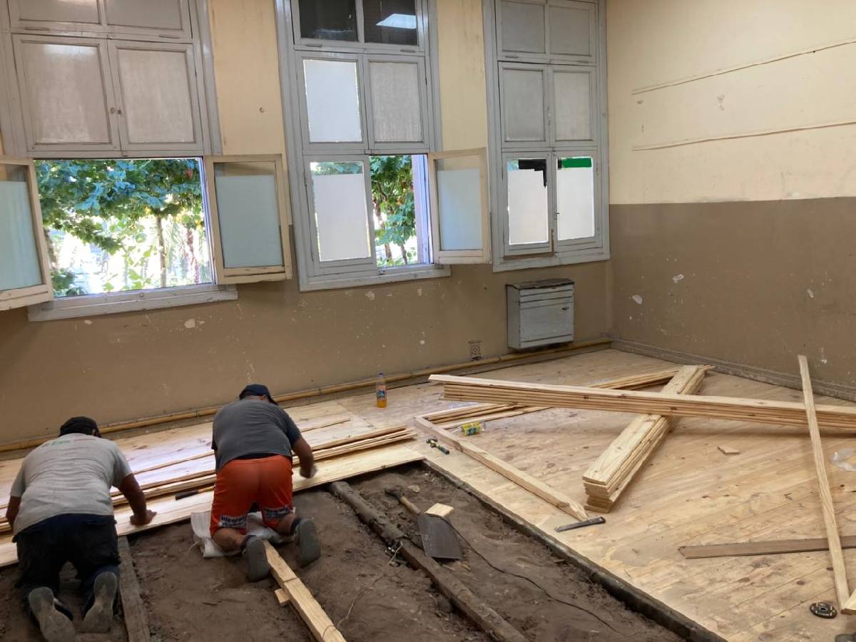 EL MUNICIPIO CONTINÚA FORTALECIENDO LA INFRAESTRUCTURA ESCOLAR DE CARA AL INICIO DEL CICLO LECTIVO