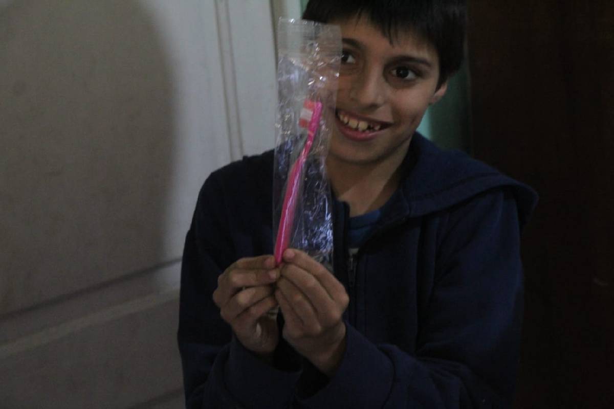 ODONTOPEDIATRÍA SE ACERCÓ AL MERENDERO LOS MURGUEROS