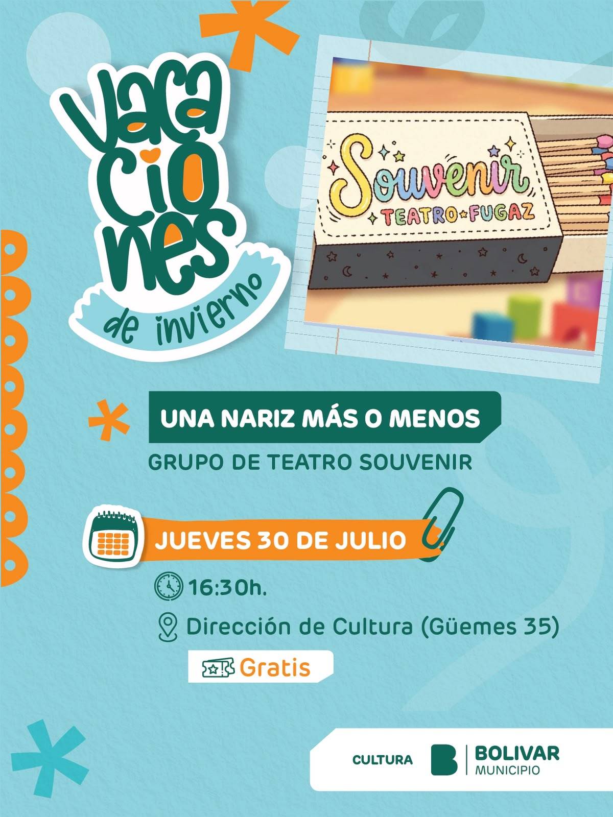 UNA NARIZ MAS O MENOS