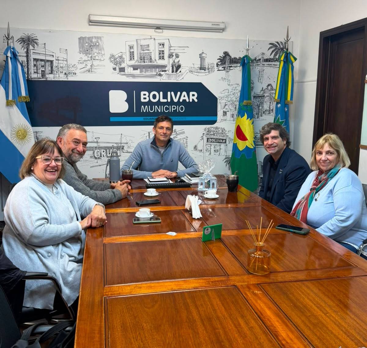 EL INTENDENTE BUCCA RECIBIÓ AL GOBERNADOR DEL DISTRITO 4921 DE ROTARY CLUB