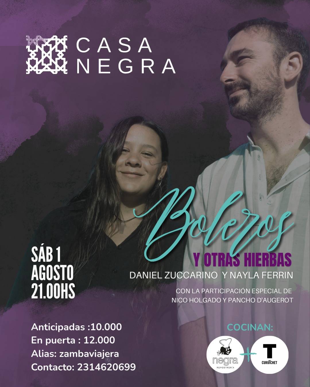 BOLEROS Y OTRAS HIERBAS - CASA NEGRA