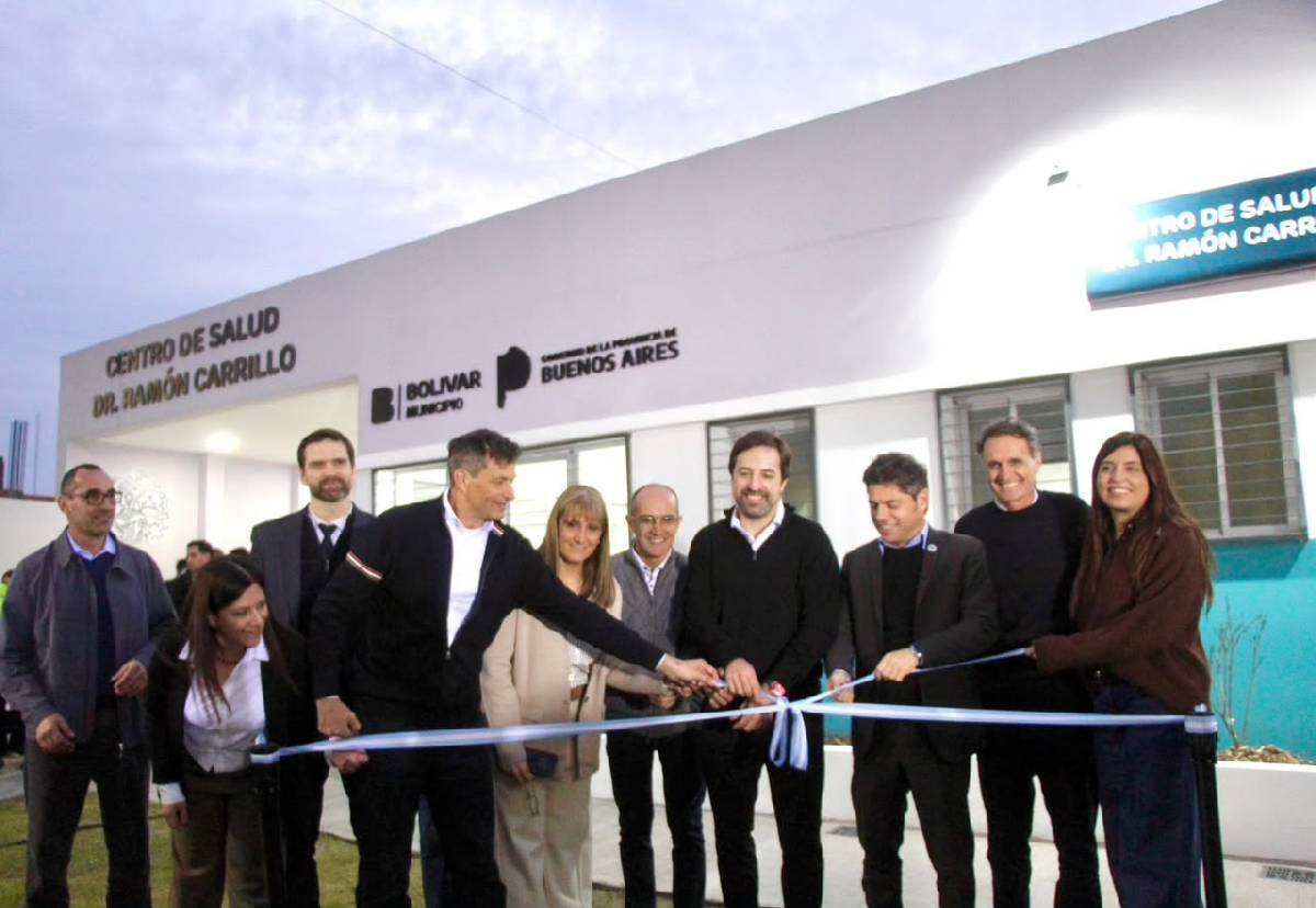 BUCCA Y KICILLOF INAUGURARON EL NUEVO CENTRO DE SALUD 