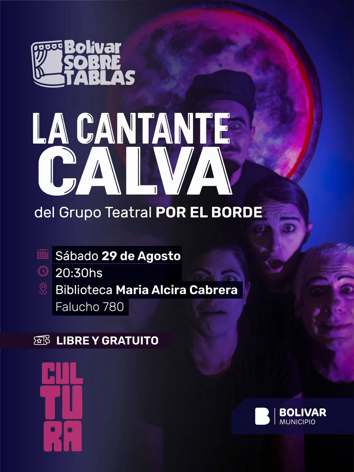 BOLIVAR SOBRE TABLAS - LA CANTANTE CALVA