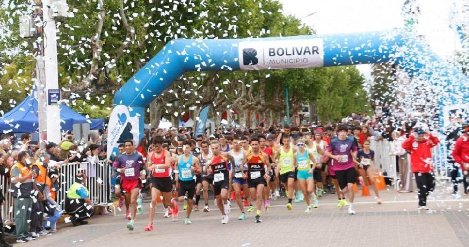 BOLÍVAR VIVIÓ UNA NUEVA FIESTA DEL DEPORTE CON LA 27° MARATÓN INTERNACIONAL DINO HUGO TINELLI