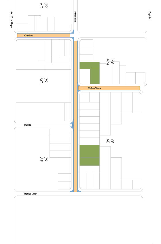 Mapa del barrio Barrio Acupo